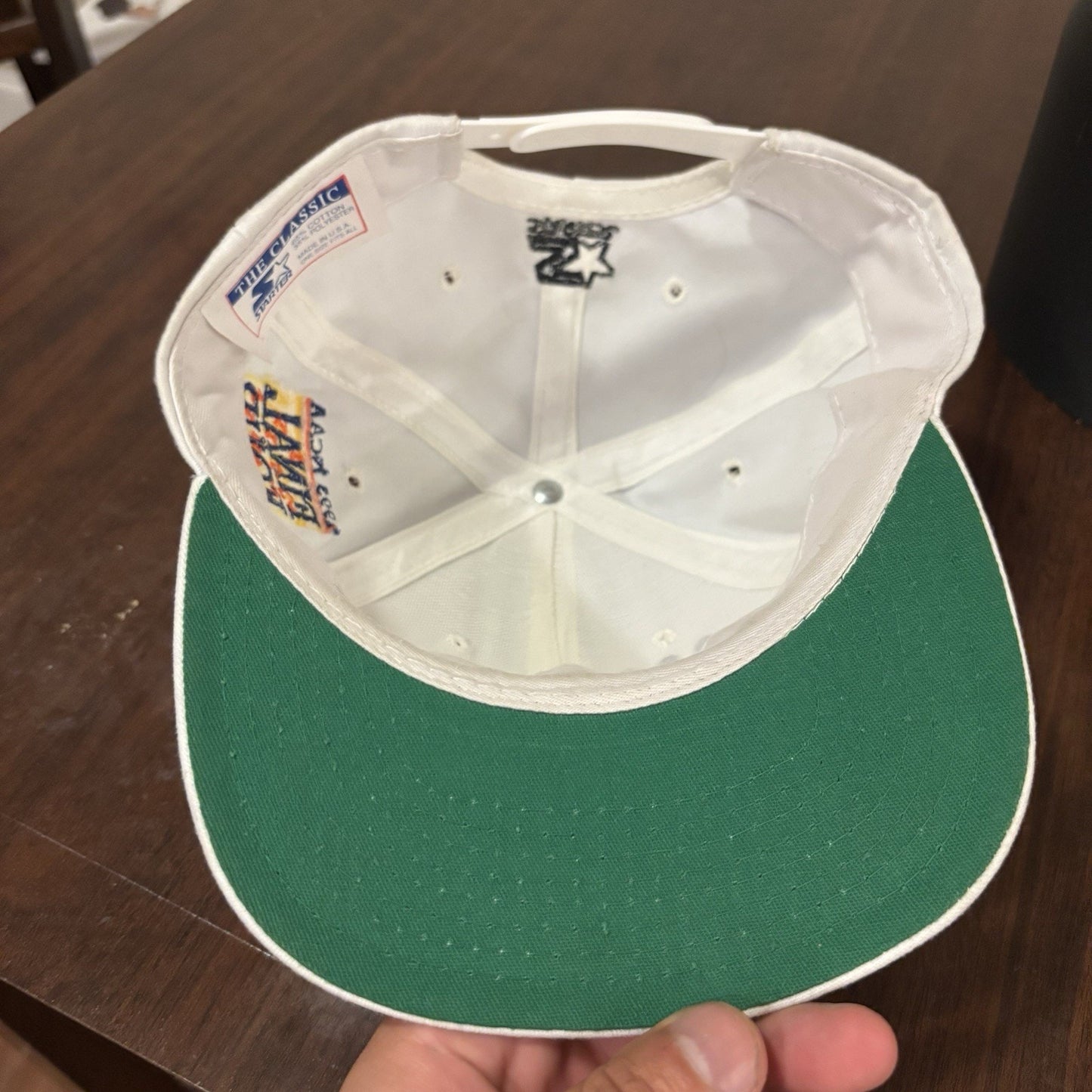 White Unc National Champions Starter Hat