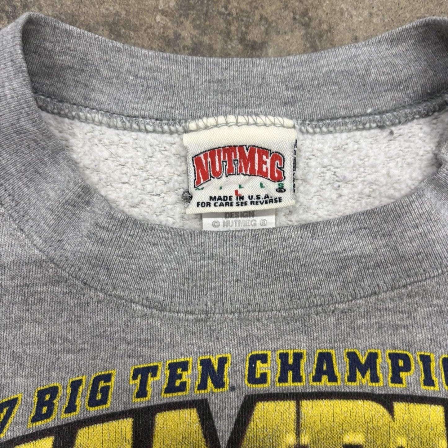 Michigan Football Sweatshirt Wolverines Size Large