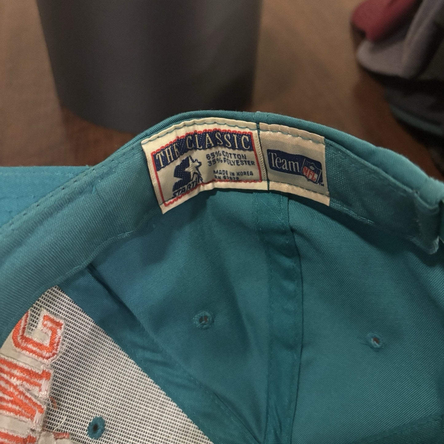 Teal Miami Dolphins Starter Arch Hat