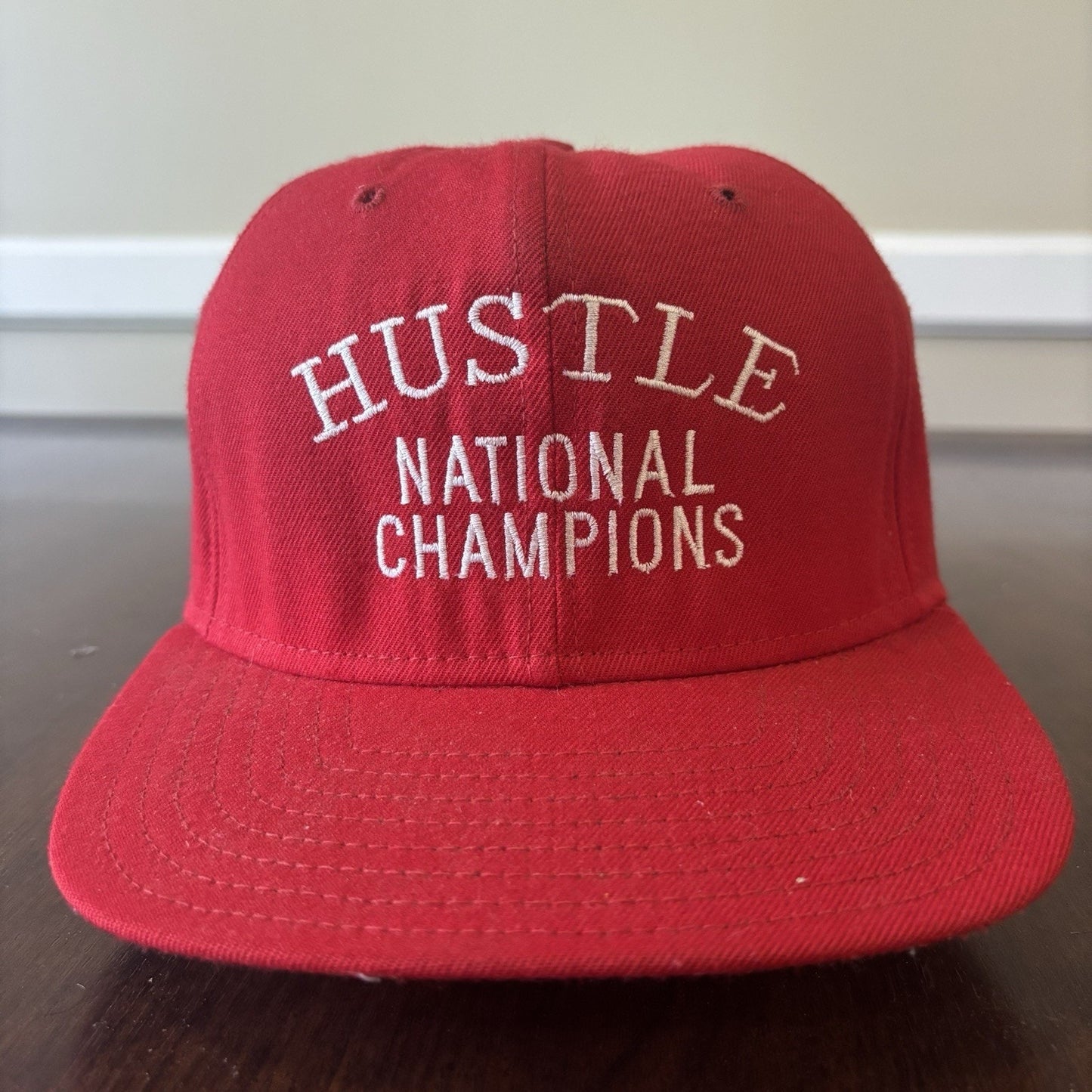 Red Hustle National Champions Hat
