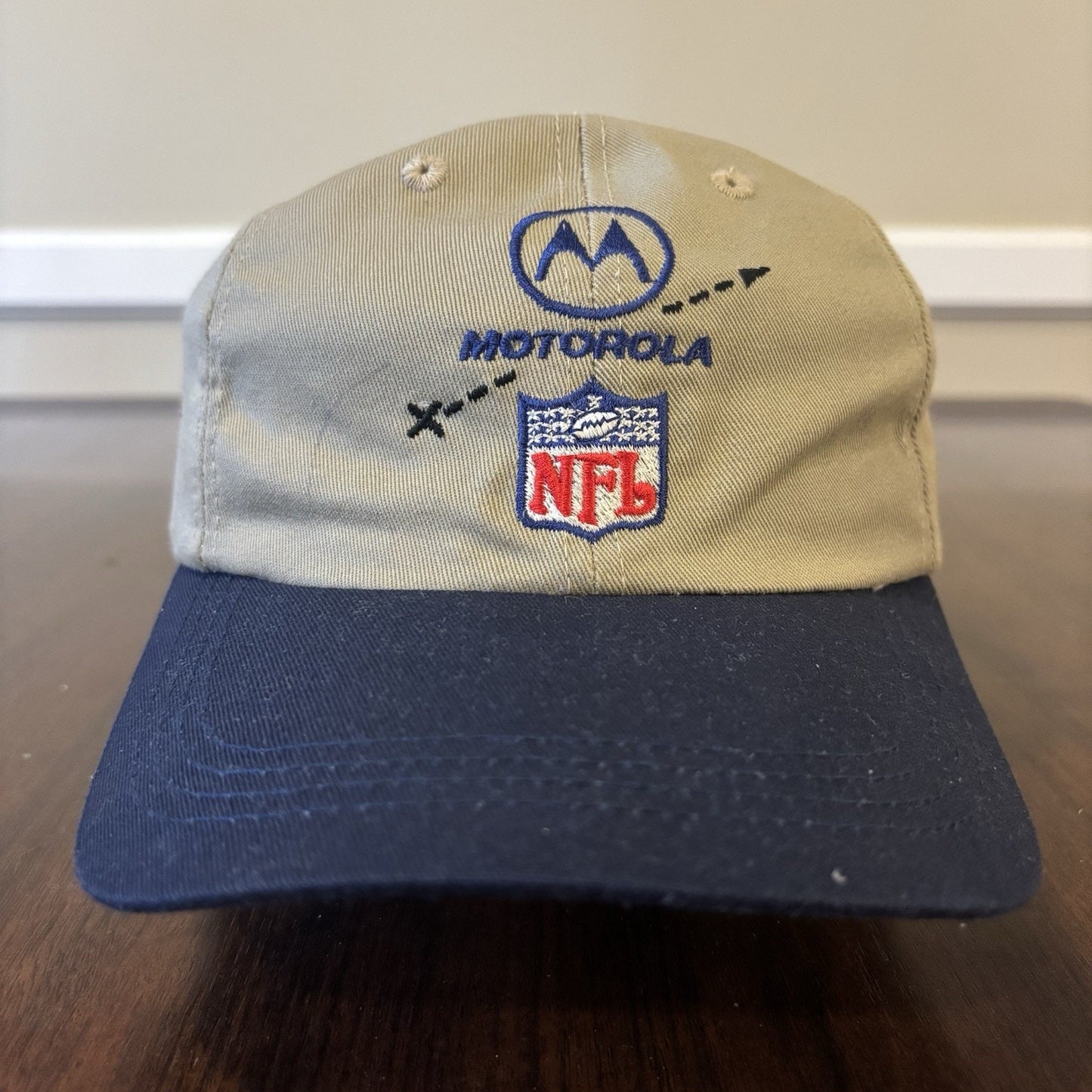 Tan NFL Motorola Hat
