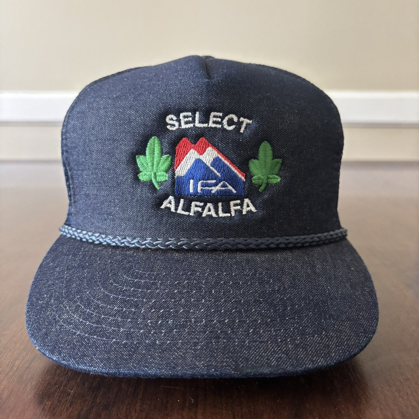 Blue Select Alfalfa Denim Trucker Hat
