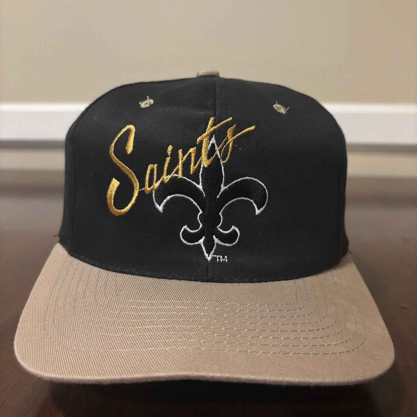 Black New Orleans Saints Hat