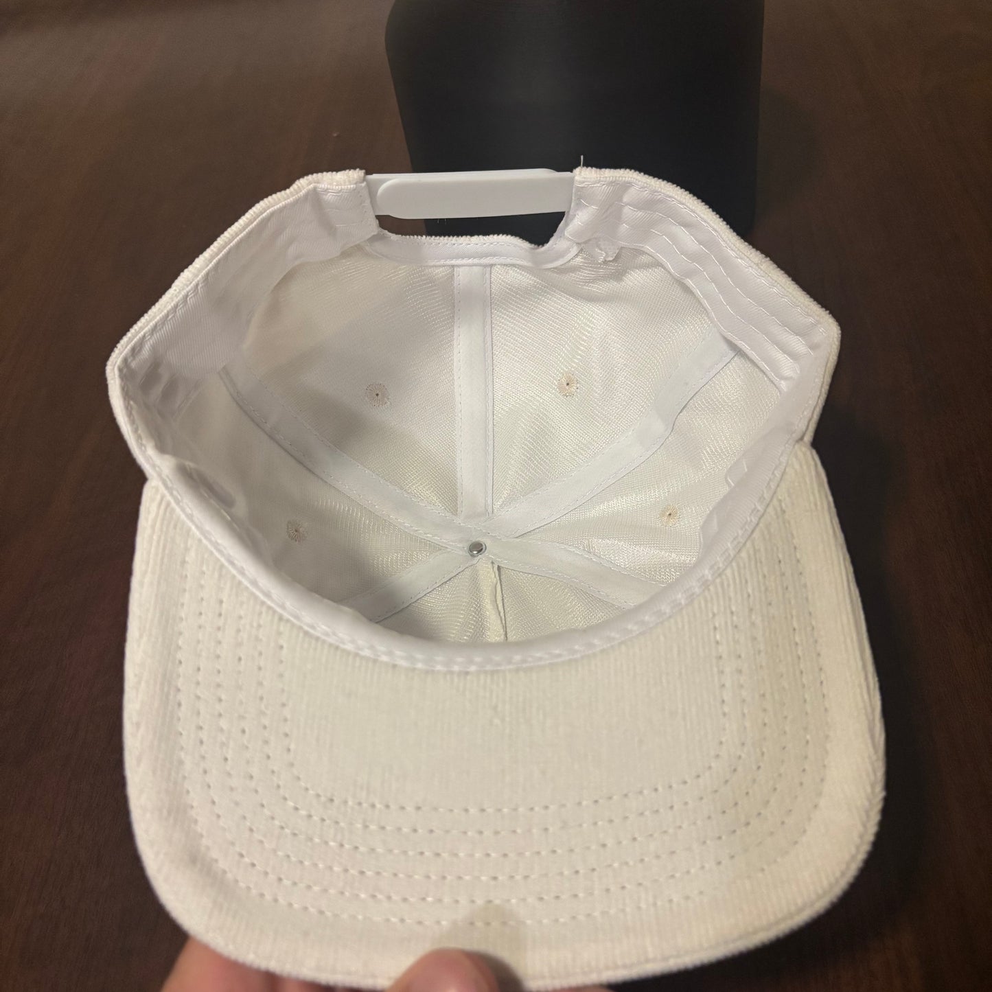 White Philadelphia Eagles Corduroy Hat