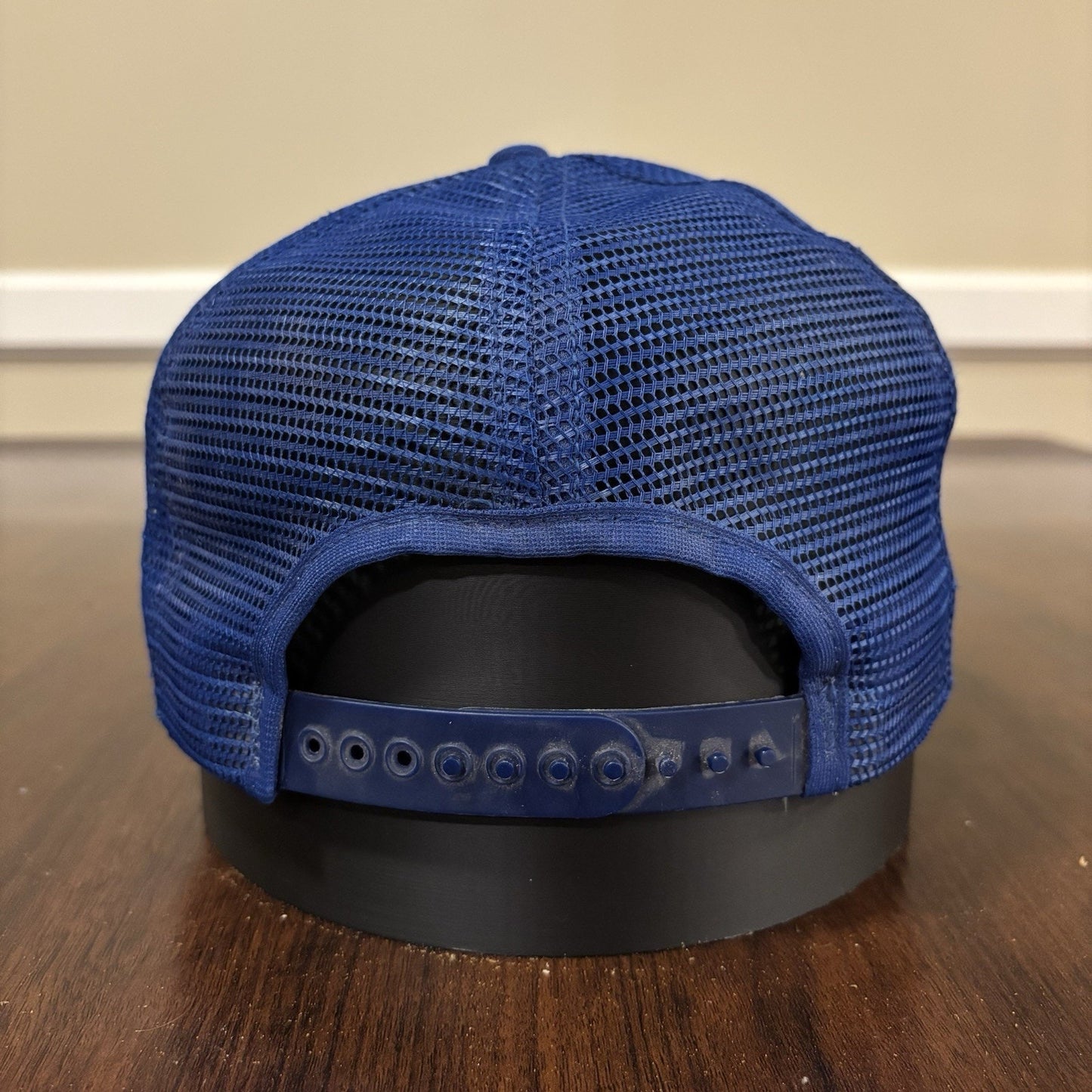 Blue Oilind Safety Trucker Hat