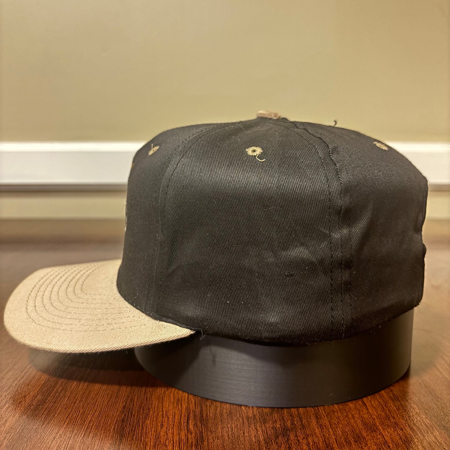 Black New Orleans Saints Hat