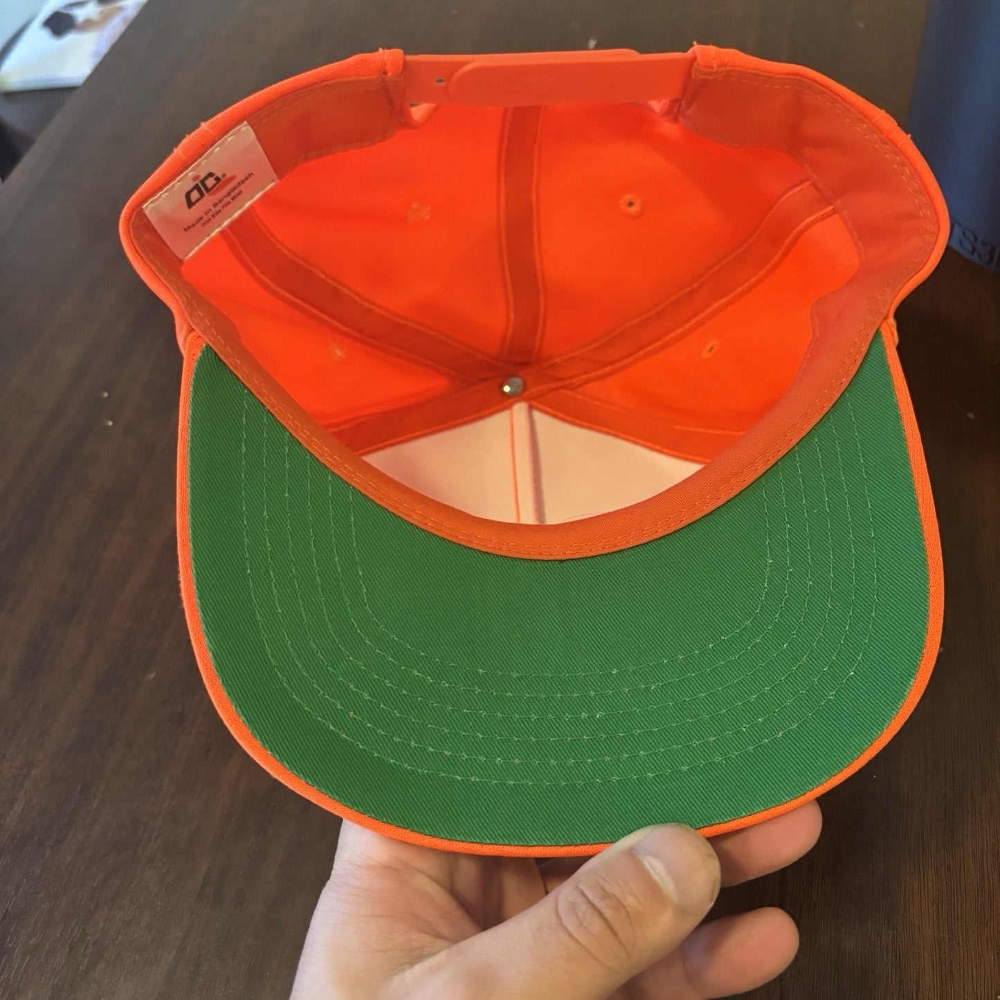 Orange Maryland Canadian Hunt Club Hat
