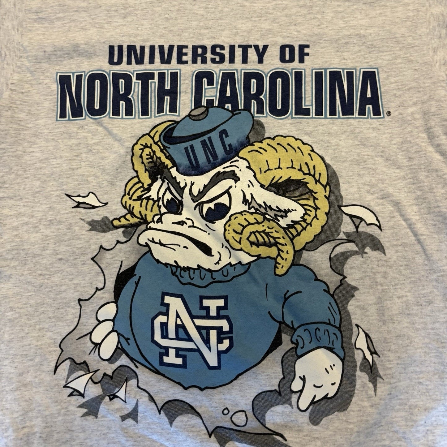 Grey Unc Tar Heels Breakthrough Shirt