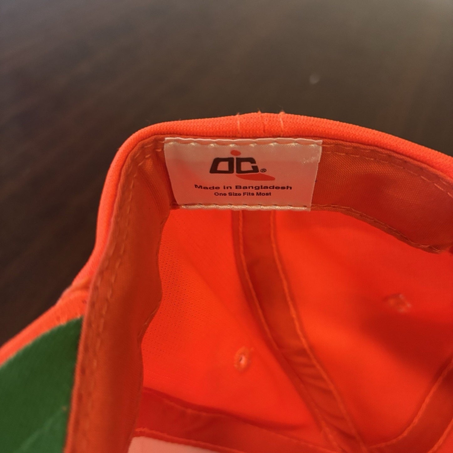 Orange Maryland Canadian Hunt Club Hat