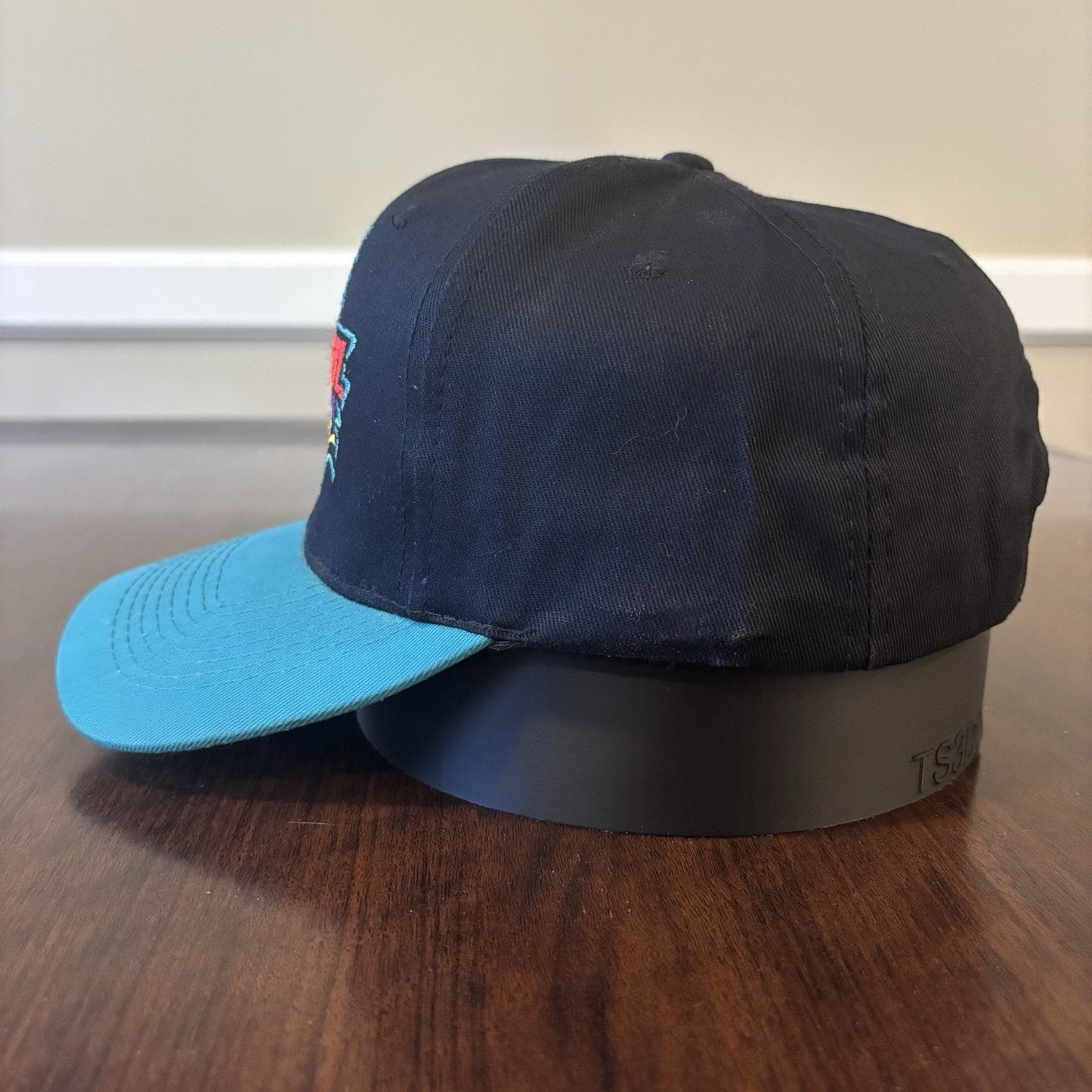 Black Snap On Racing Hat