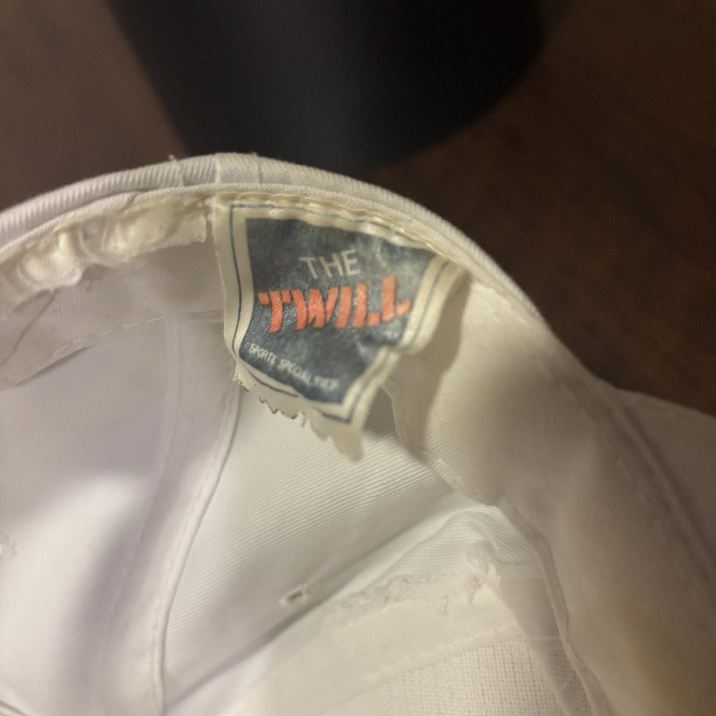 White 1990 World Series Hat