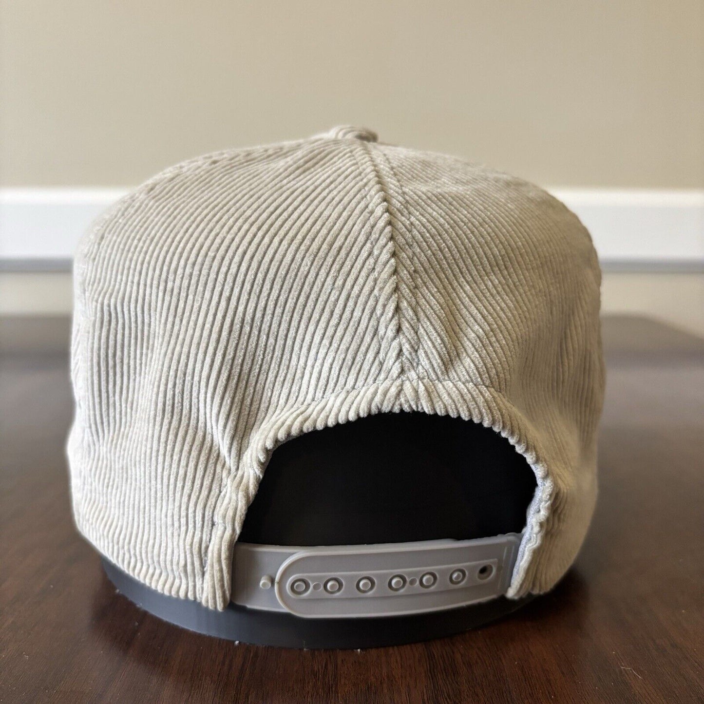 Gray Corduroy Maple Leaf Cheese Co-op Hat