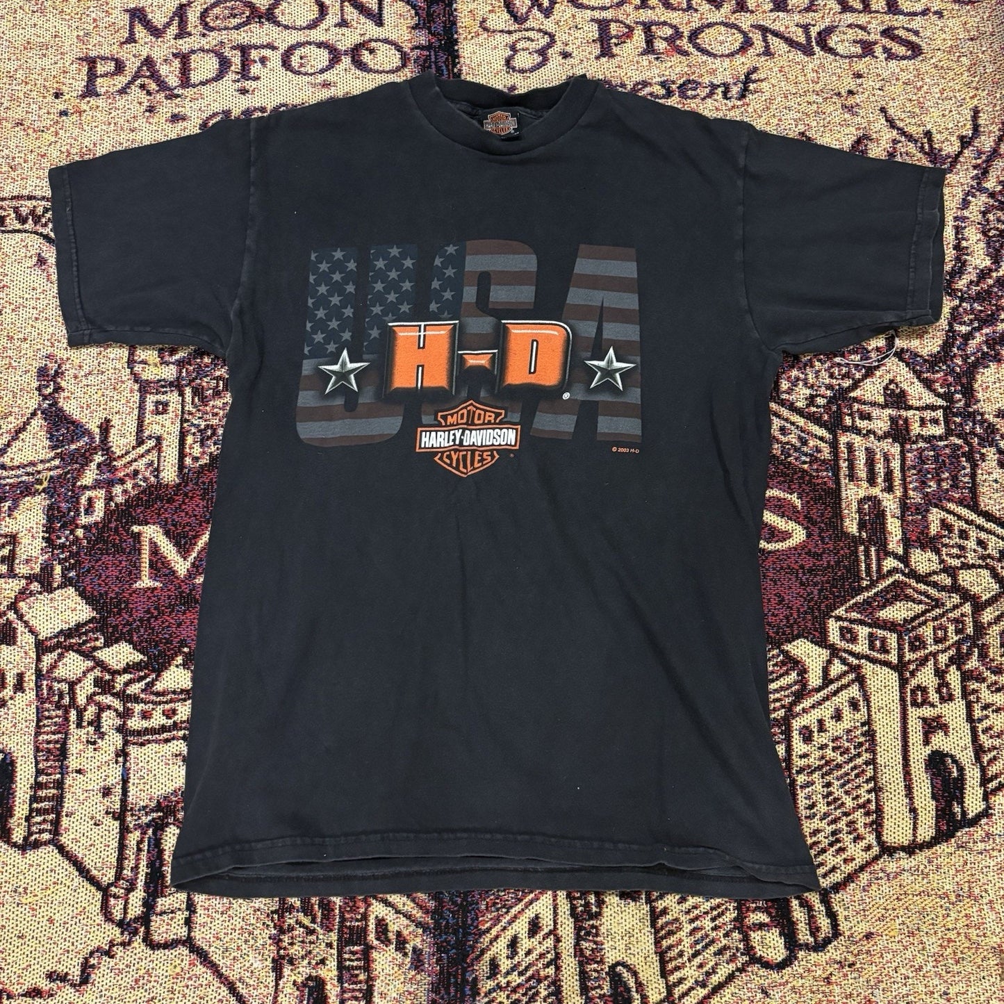 Black Harley Davidson Shirt Size Medium
