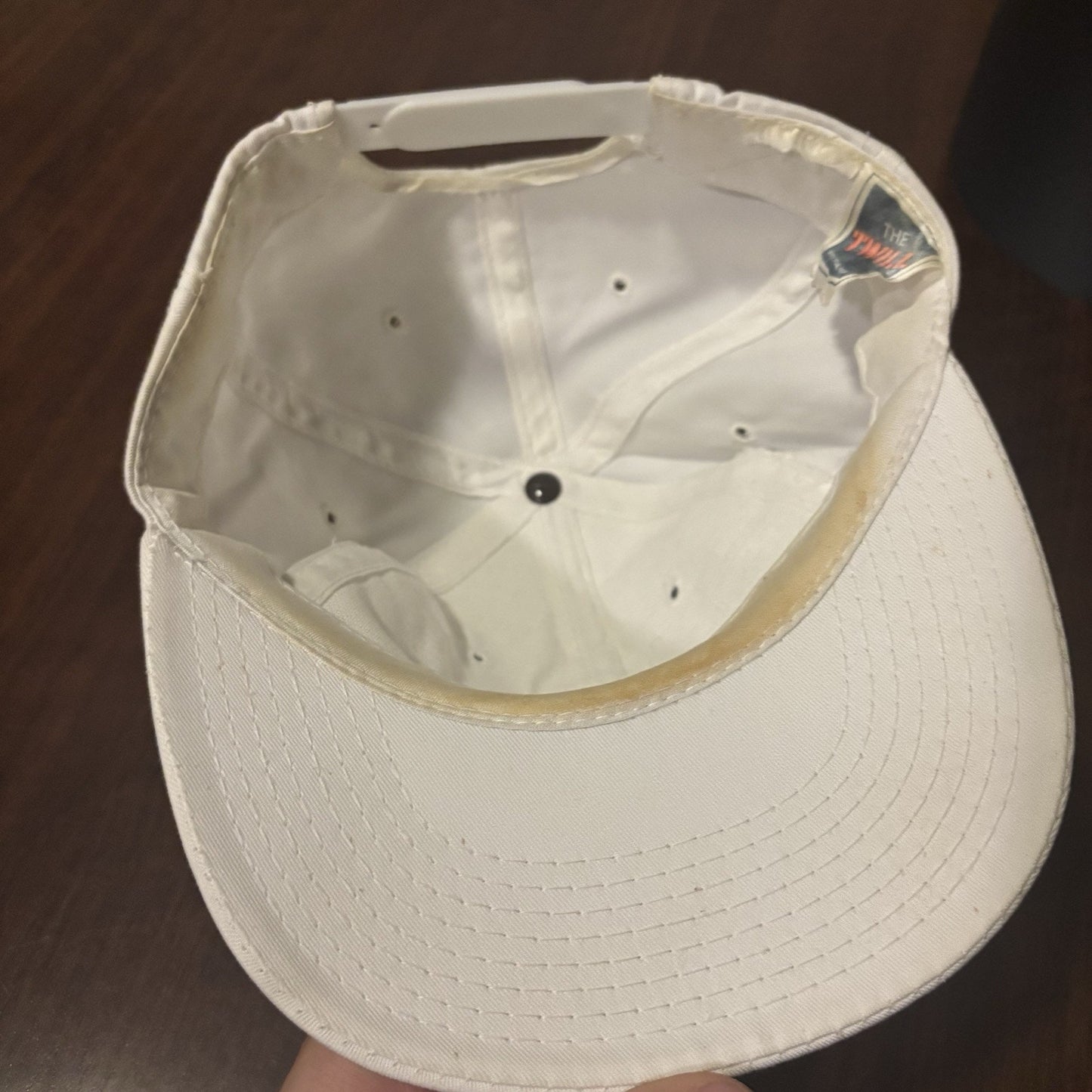 White 1990 World Series Hat
