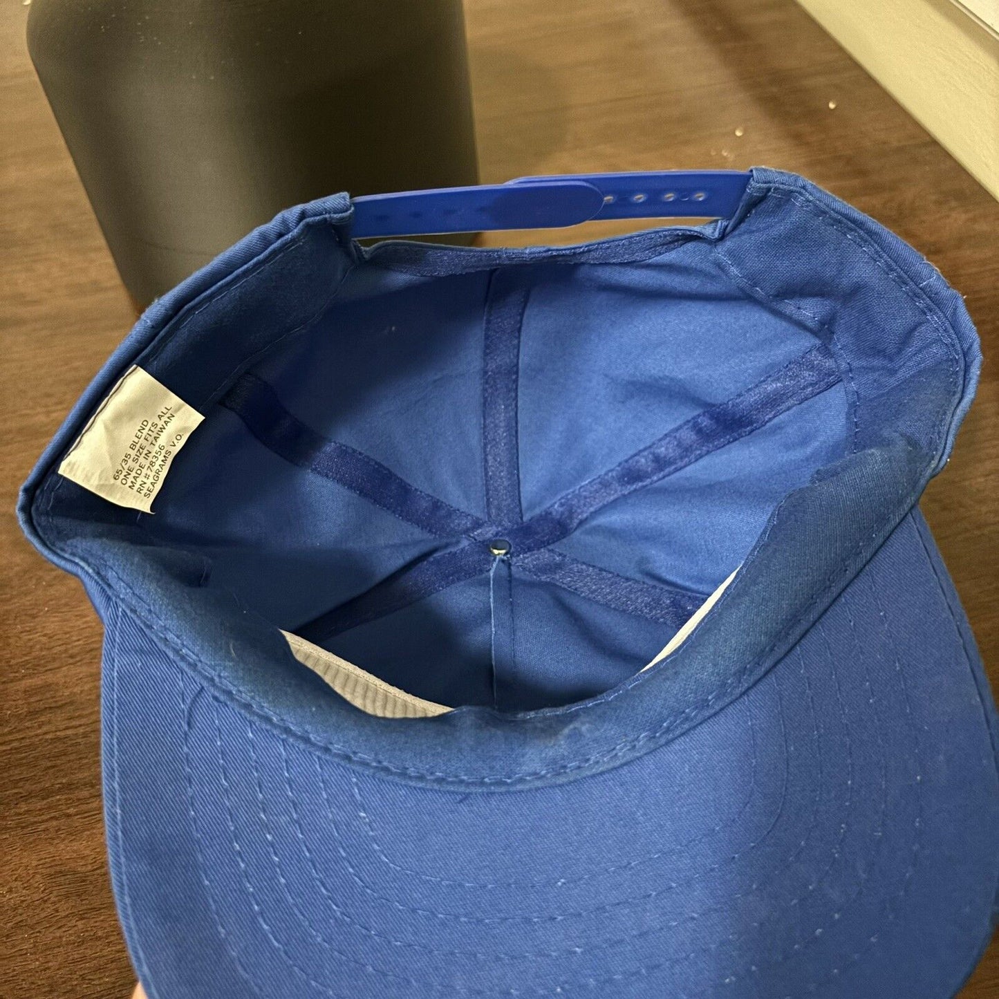 Blue Seagrams VO Hat
