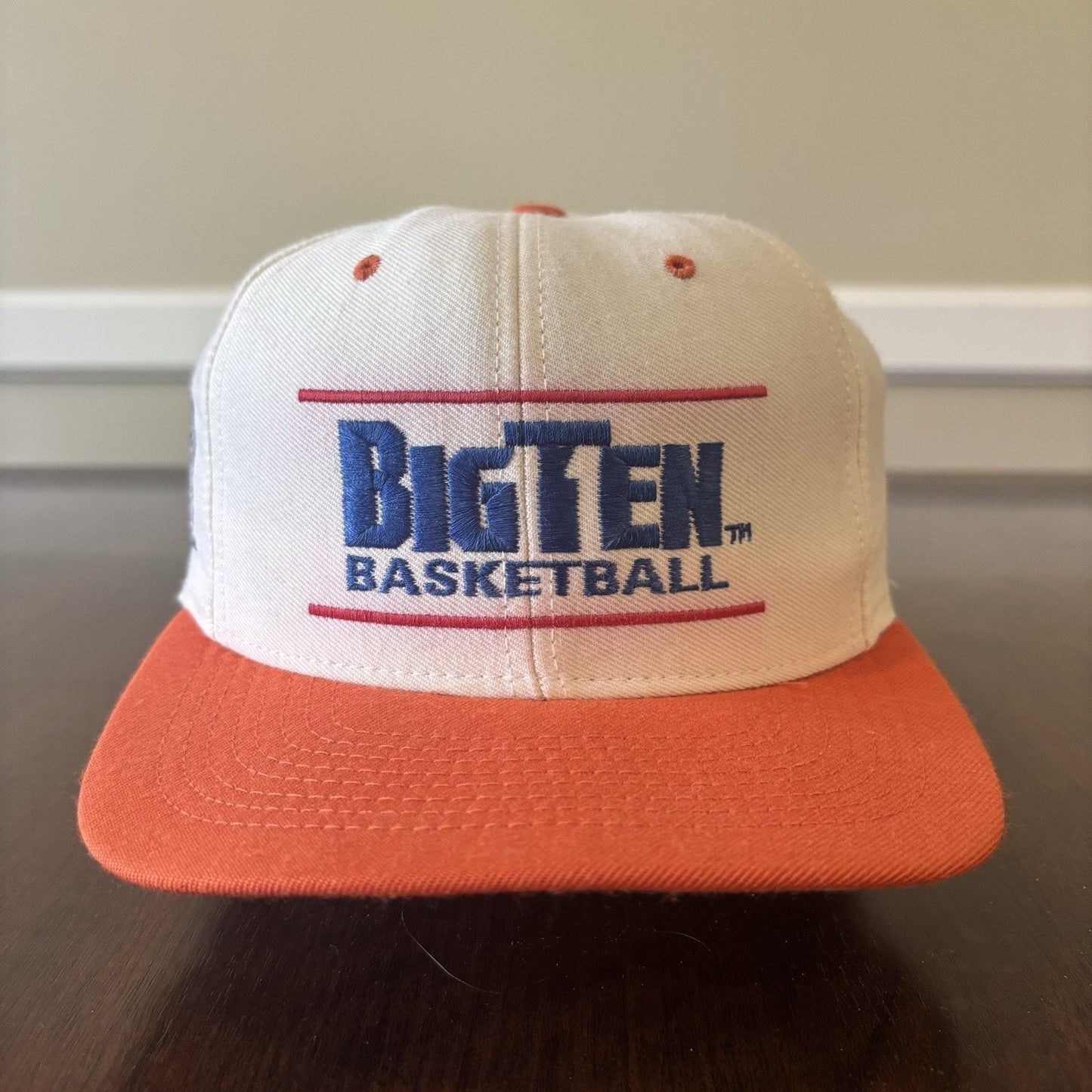 White Big Ten Basketball Hat