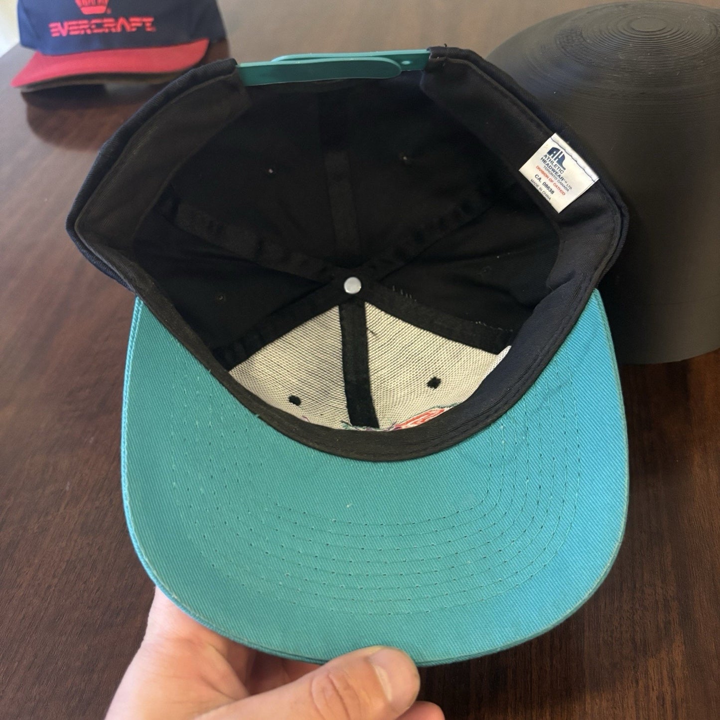 Black Snap On Racing Hat