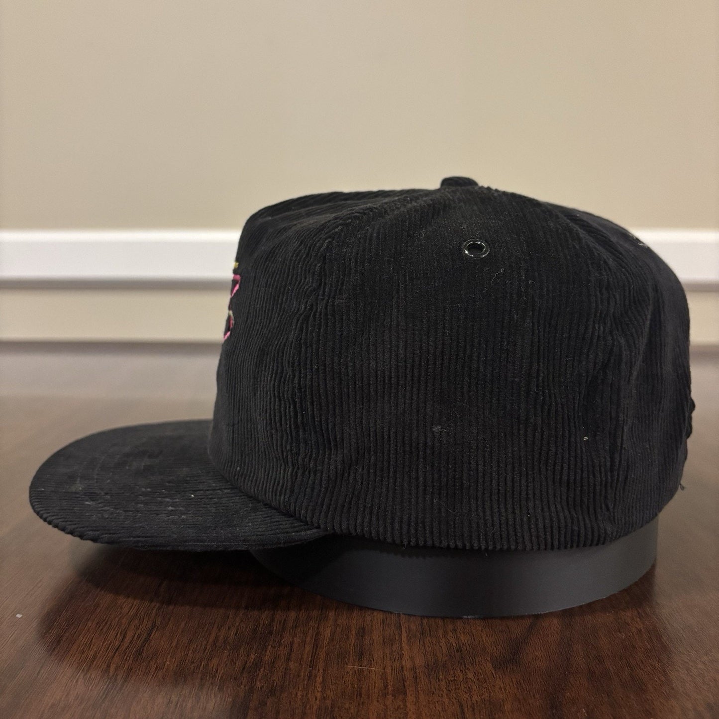 Black Salem Cigarettes Corduroy Hat