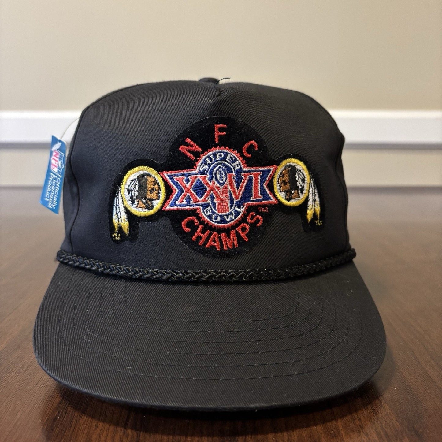 Black Washington Redskins Hat