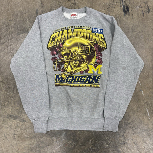 Michigan Football Sweatshirt Wolverines Size Large