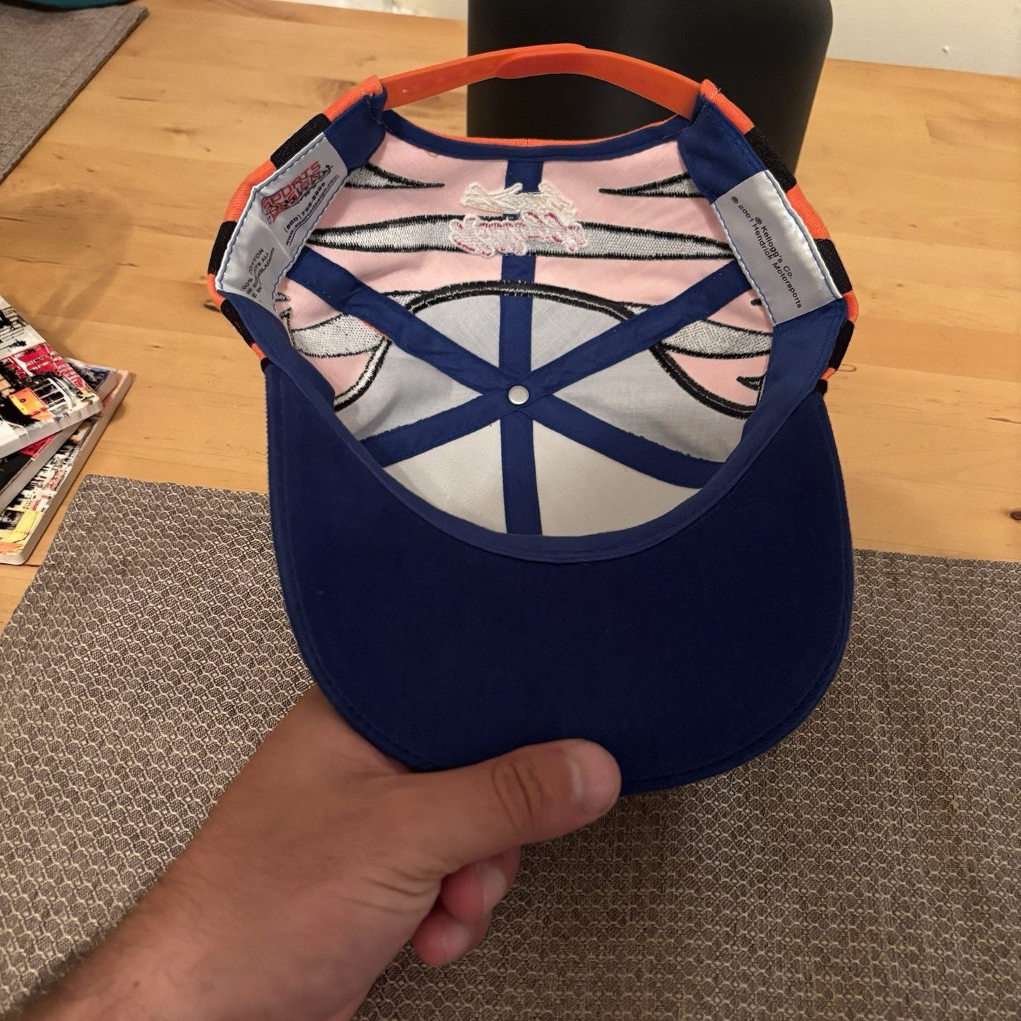 Blue Tony The Tiger NASCAR Hat