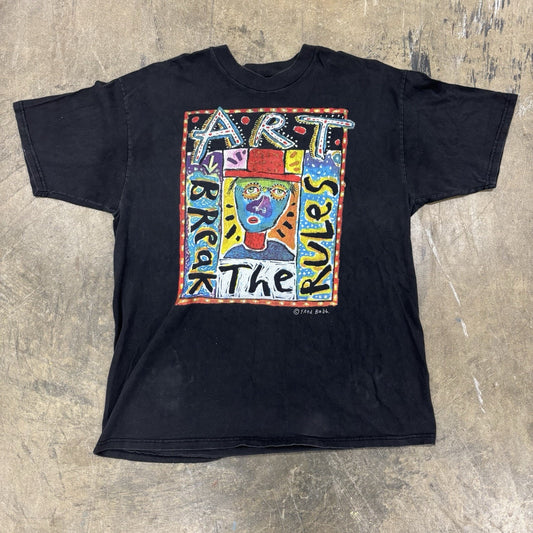 Fred Babb Art Breaks The Rules Art Shirt Size XL