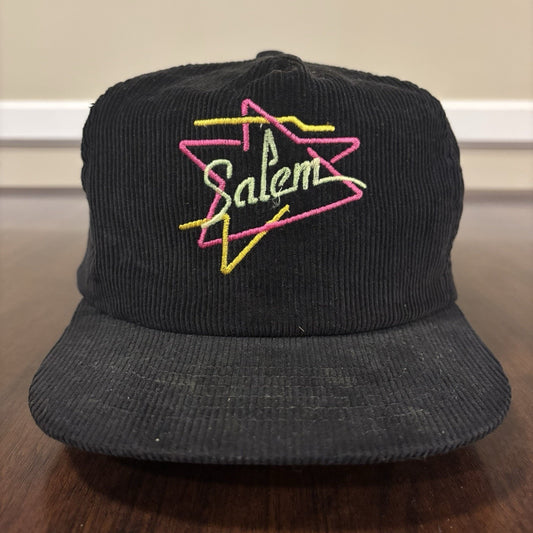 Black Salem Cigarettes Corduroy Hat