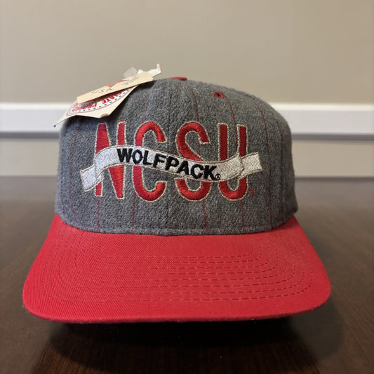 Gray NC State Pinstripe Hat