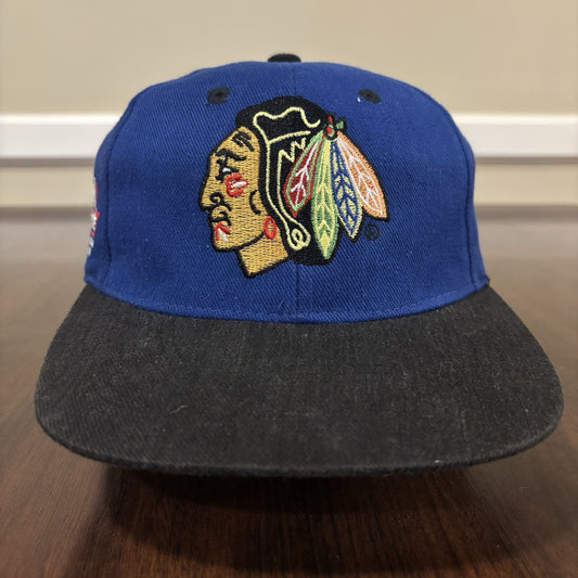 Blue Chicago Blackhawks Hat