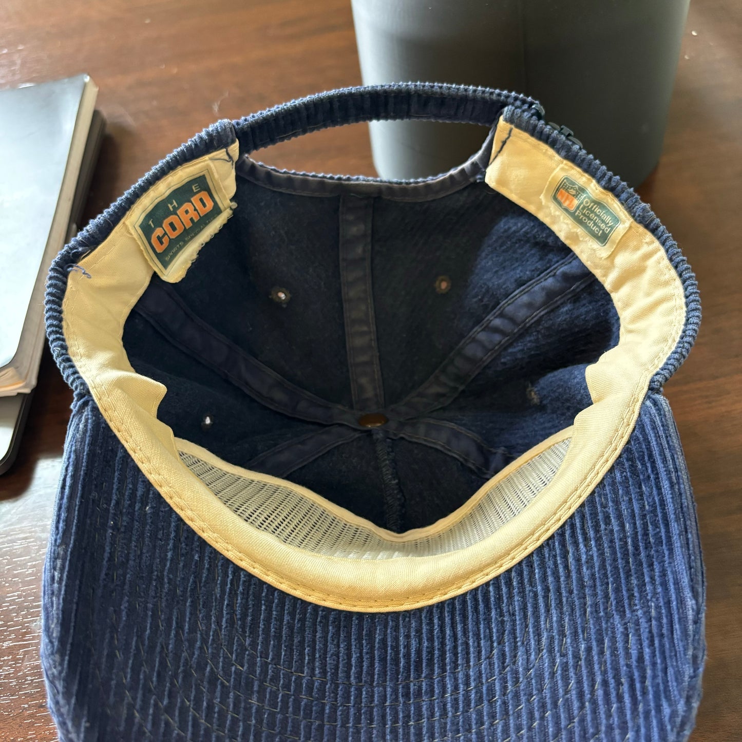 Blue Corduroy Chicago Bears Hat