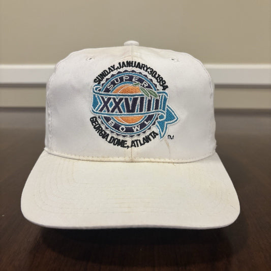 White Atlanta Super Bowl XXVIII Hat
