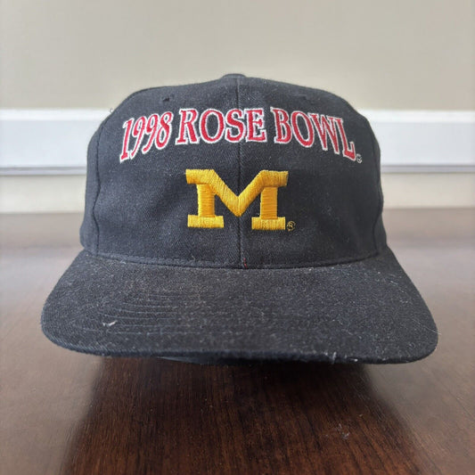 Black University Of Michigan Rose Bowl Hat