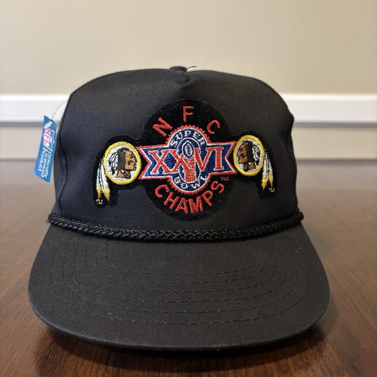 Black Washington Redskins Hat